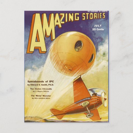  Sci Fi boekomslag, art. U.F.O. Briefkaart (Voorkant)