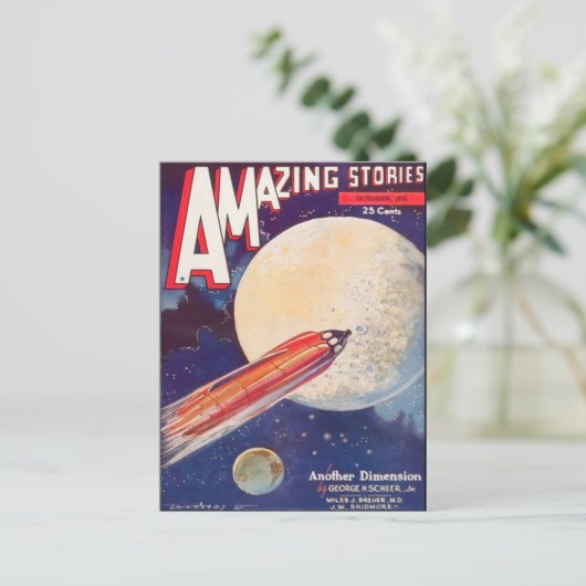  Sci Fi boekomslag Een andere dimensie Briefkaart (Staand voorkant)