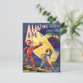  Sci Fi boekomslag Kunstkunst Stranwezens Briefkaart (Staand voorkant)