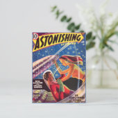  Sci Fi boekomslag Kunstliefde Briefkaart (Staand voorkant)