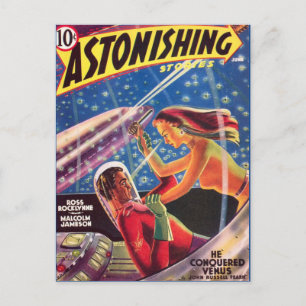  Sci Fi boekomslag Kunstliefde Briefkaart