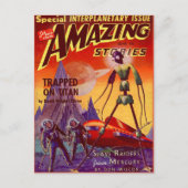  Sci Fi boekomslag Kunstruimte Briefkaart (Voorkant)