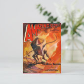 Sci Fi boekomslag Robots 1938 Briefkaart (Staand voorkant)