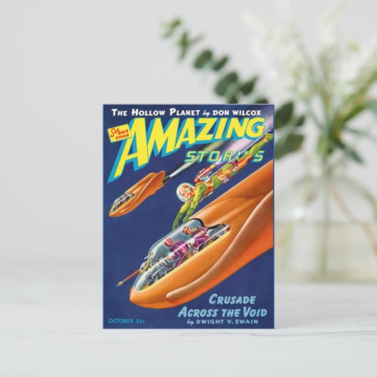  Sci Fi Briefkaart (Staand voorkant)