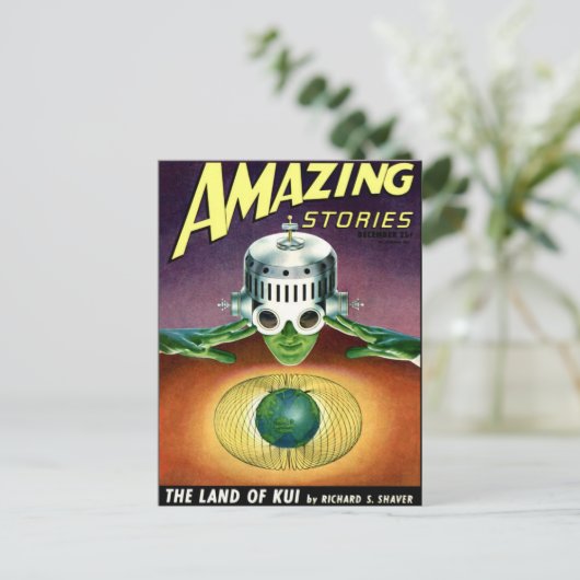  Sci Fi Briefkaart (Staand voorkant)