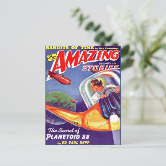  Sci Fi Briefkaart (Staand voorkant)