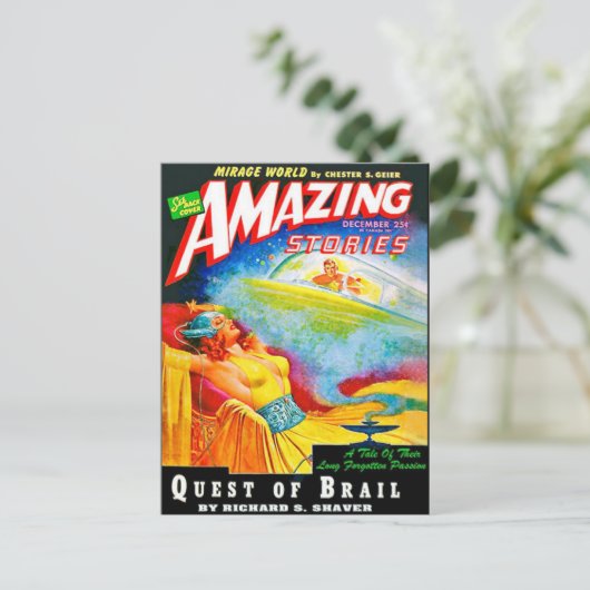  Sci Fi Briefkaart (Staand voorkant)