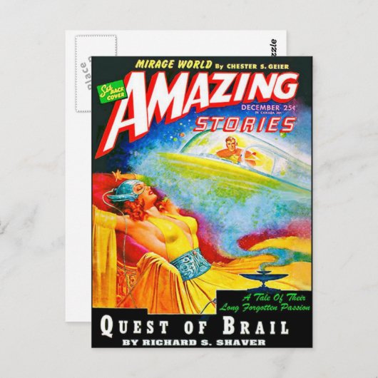  Sci Fi Briefkaart (Voorkant / Achterkant)