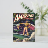  Sci Fi Briefkaart (Staand voorkant)