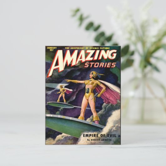  Sci Fi Briefkaart (Staand voorkant)