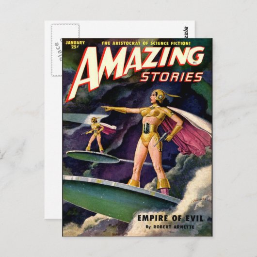  Sci Fi Briefkaart (Voorkant / Achterkant)