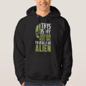 Sci Fi buitenaardse buitenaardse kostuum Alien Hoodie (Voorkant)