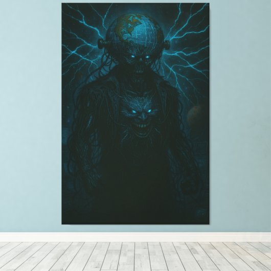 SCI-FI Canvas Print (Insitu (Houten vloer))