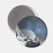Sci-Fi City Magneet (Voorkant / Achterkant)