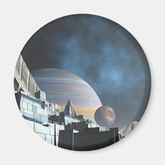 Sci-Fi City Magneet (Voorkant)
