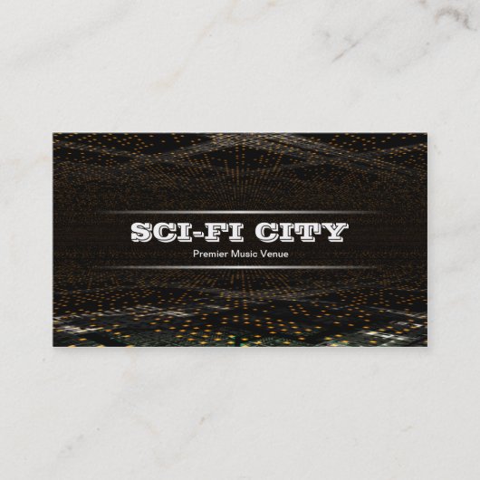 Sci-fi City Visitekaartje (Voorkant)