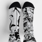 SCI-FI Classic Lite Grey Socks Sokken (Top)