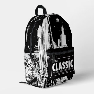 SCI-FI Classic Retro Backpack Bedrukte Rugzak