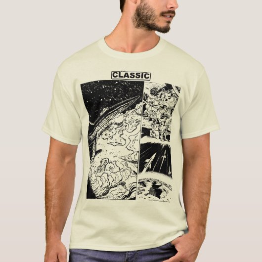 SCI-FI Classic Retro Graphic T-shirt (Voorkant)
