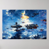 Sci-fi Collectie: John Berkey Poster (Voorkant)