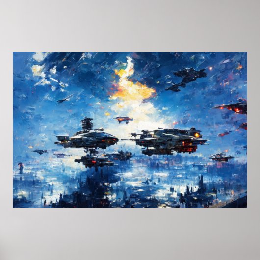 Sci-fi Collectie: John Berkey Poster (Voorkant)