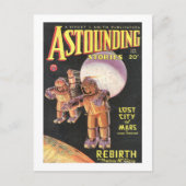  Sci Fi Comic Astounding Stories 1934 Briefkaart (Voorkant)