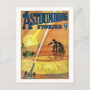  Sci Fi Comic Astounding Stories - Piraten Briefkaart