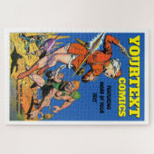  Sci-Fi Comics Hoesje Art Woman Sjabloon Legpuzzel (Horizontaal)