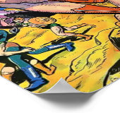  Sci-Fi Comics Hoesje Art Woman Sjabloon Poster (Hoek)