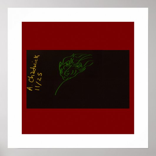 Sci-fi Creature Poster (Voorkant)