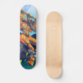 Sci-Fi Cyber Biker Trooper Persoonlijk Skateboard (Voorkant)