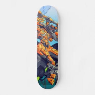 Sci-Fi Cyber Biker Trooper Persoonlijk Skateboard