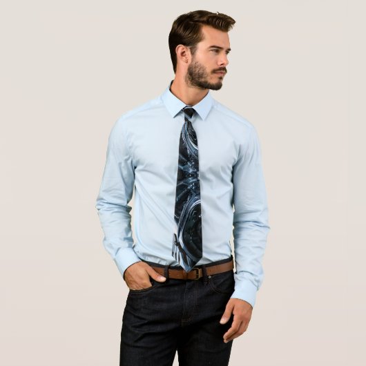 Sci Fi Cybertech Cyberpunk Hunter Droid Stropdas (In situ)