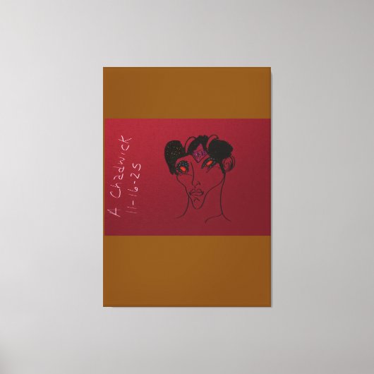 Sci-fi Demon Hunter Countess  Canvas Afdruk (Voorkant)