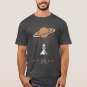 Sci Fi Destination Saturn T-shirt (Voorkant)