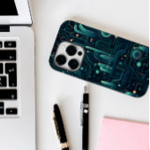 Sci-Fi elektronisch donker patroon Case-Mate iPhone Case