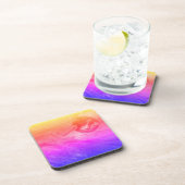 Sci-Fi - fantasie buitenaardse ruimtewerelden Bier Onderzetter (Rechterzijde)