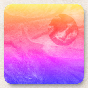 Sci-Fi - fantasie buitenaardse ruimtewerelden Bier Onderzetter