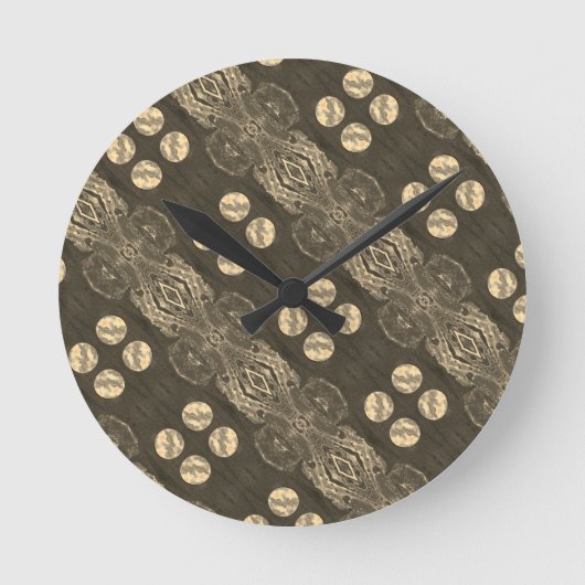 Sci-Fi - fantasie buitenaardse ruimtewerelden Ronde Klok (Voorkant)