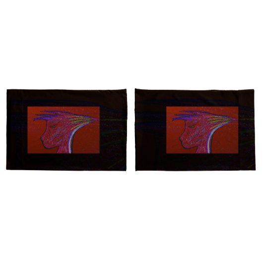 Sci-fi Fantasy Alien Character Art Pillowcases Kussensloop (Achterkant-Set)