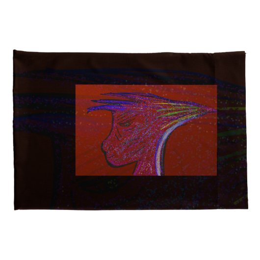 Sci-fi Fantasy Alien Character Art Pillowcases Kussensloop (Achterkant-Rechts)