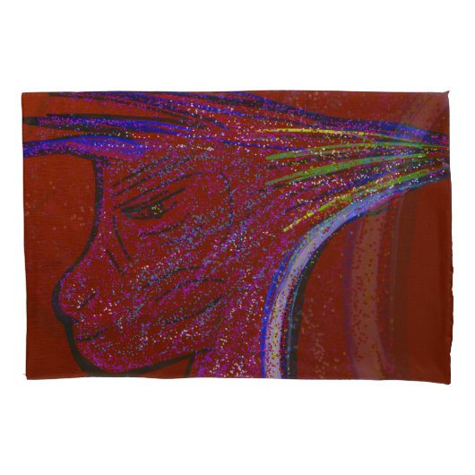 Sci-fi Fantasy Alien Character Art Pillowcases Kussensloop (Voorkant-Links)