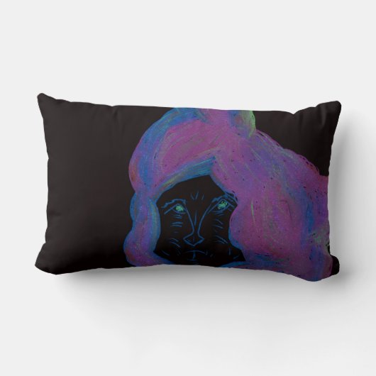 Sci-fi Fantasy Art Cotton Throw Pillow Kussen (Achterkant)
