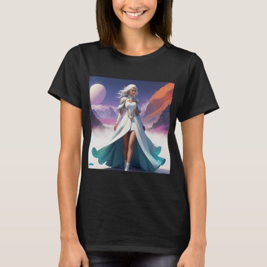 Sci-Fi Fantasy Art | Helden in surrealistische lan T-shirt (Voorkant)