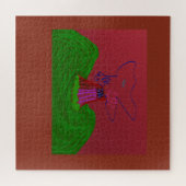 Sci-fi Fantasy Creature Landscape Jigsaw Puzzle Legpuzzel (Horizontaal)