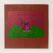 Sci-fi Fantasy Creature Landscape Jigsaw Puzzle Legpuzzel (Verticaal)