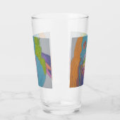 Sci-fi Fantasy Female Creature Glass Cup Glas (Links)