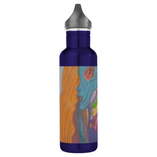 Sci-fi Fantasy Female Creature Water Bottle Waterfles (Links)