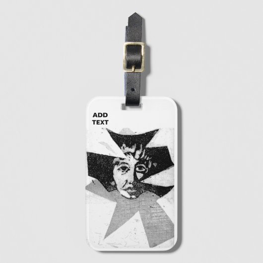 Sci-Fi - fantasy Poe's Lanore en Annabelle Lee Bagagelabel (Voorkant (verticaal))