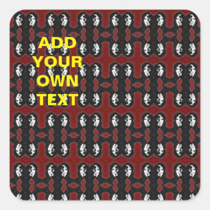 Sci-Fi - fantasy Poe's Lanore en Annabelle Lee Vierkante Sticker